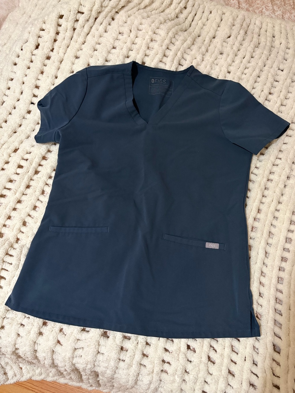 FIGS Deep Navy Scrub Top